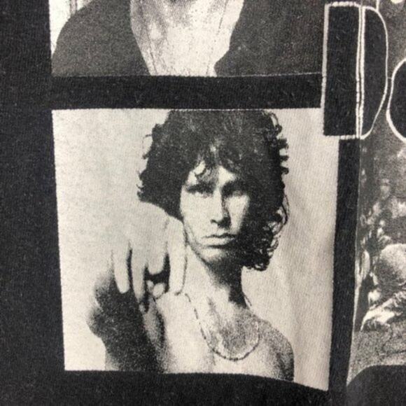 Vintage The Doors graphic band tee medium retro streetwear grunge - Picture 8 of 13